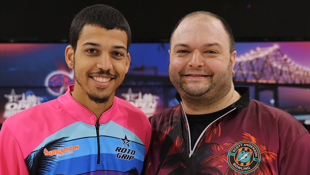 Nathan Samuels and Scott Anderson at the 2025 USBC Open Championships
